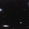 M65, M66, NGC 3628 bilden das "Leo Triplett"