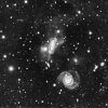 NGC 7771, 7770, 7769: Wechselwirkende Galaxien, 196 Mio.Lj., Galaktischer Zirrus