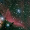 IC 343 Pferdekopfnebel und NGC 2024 Flammennebel 1500 Lj