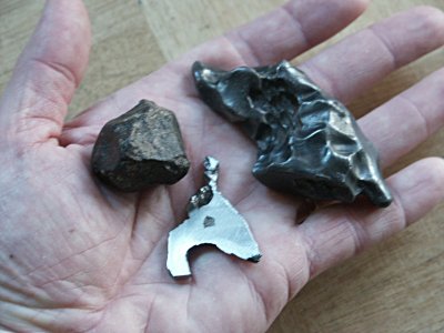 Eisen- und Steinmeteorite